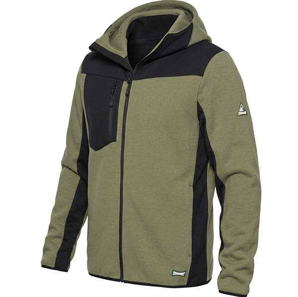 Issa Giacca con Cappuccio Fynor Colore VERDE/NERO - ISSA LINE - Immagine 1